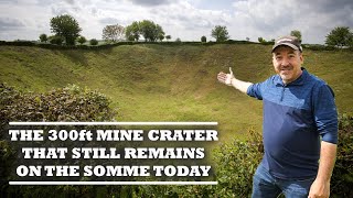 Lochnagar Crater from The Battle of the Somme Battlefield Tour [upl. by Laenaj]