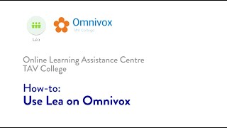 How to Use Léa on Omnivox [upl. by Kcirre]