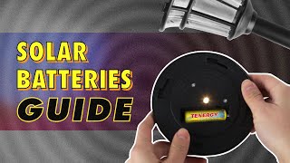 How to choose the right batteries for solar garden lights [upl. by Hibben]