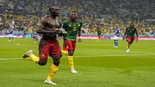 Massive celebrations in Douala after Cameroon win against Brazil  Africanews [upl. by Yelrahc]