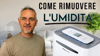 COME RIMUOVERE LUMIDITA Il miglior deumidificatore del 2023 [upl. by Christi]