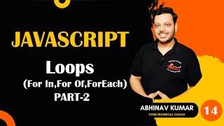 JavaScript forEach Loop  JavaScript For Of For In  Loops in JavaScript [upl. by Sualocin851]