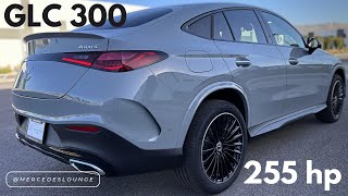 The 2025 Mercedes GLC 300 4MATIC Coupe is a sporty luxurious and all wheel drive compact SUV [upl. by Pompei985]