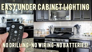 💡Easy amp Affordable Under Cabinet LED Lighting SolutionNo Wiring amp Rechargeable [upl. by Harry]