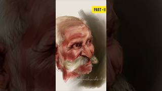 Digital painting part II art wip portrait indianartist [upl. by Ymled]