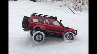 RocHobby Katana gets SSD 10 Weighted Brass Ring wheels and RC4WD BFG KR3 Baja TAs amp Snow Run Test [upl. by Sualokcin505]