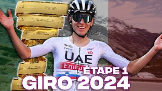 GIRO DITALIA 2024  ÉTAPE 1  Venaria Reale › Turin [upl. by Kersten]