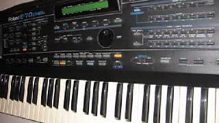 Roland E70 Demo Song nr2  Break It  Demo Music [upl. by Suidaht]