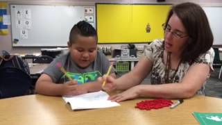 1st grade reading intervention lesson part 1 [upl. by Yup]