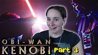 ObiWan Kenobi Part 3 Reaction  Review  First Time Watching [upl. by Enwahs]