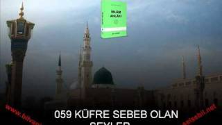 iSLAM AHLAKI059 KÜFRE SEBEB OLAN SEYLER 1 [upl. by Aver192]