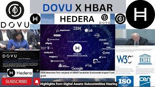 DOVU X HBAR Tokenization Carbon Credits HEDERA [upl. by Atinob]