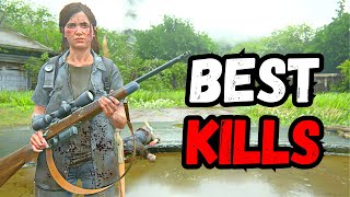 The Last of Us 2 ● Best Kills Compilation GROUNDED [upl. by Aralomo632]