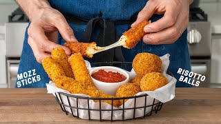 MOZZARELLA STICKS 2 WAYS [upl. by Duahsar]