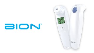 How to use BION Non Contact Thermometer HB500  English [upl. by Ettevahs]