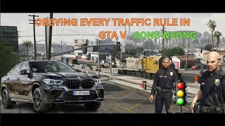 OBEYING EVERY TRAFFIC LAW IN GTA V [upl. by Westphal111]