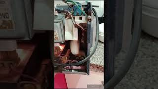 Microwave oven fan motor defective sealcooling youtubeshorts microwaveovenfanmotorreplace [upl. by Kaleena]