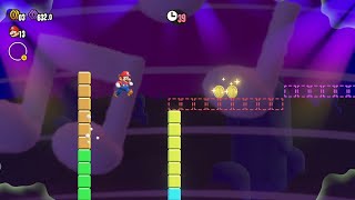 Super Mario Bros Wonder  FluffPuff Peaks Special Climb to the Beat Switch [upl. by Mahsih]