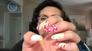 ASMR Uñas Navideñas [upl. by Cchaddie]