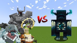 WARDEN VS Mowzie’s Mobs in Minecraft [upl. by Ai]