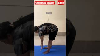 Day5l suryanamaskar l Yoga Challenge 30 Days to a Fitter Healthier Me yogamonth yogamatters [upl. by Rehtul]