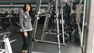 Exercise Spotlight Precor Smith Machine Squat Lunge amp Chest Press [upl. by Neu]