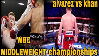 amir khan vs canelo alvarez full highlights [upl. by Anaili]