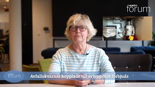 Avfallskvarnar kopplade till avloppsnät förbjuds  Borätt forum nyheter 4 augusti 2023 [upl. by Aekin298]