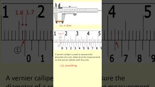 What is the vernier calliper reading physics alevel verniercaliper [upl. by Lombardo]