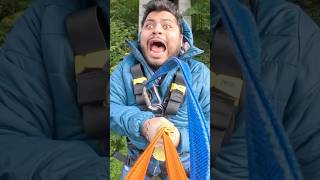 Do we think he enjoyed that 😂 zipline bungee gopro bungeejumping [upl. by Addy]