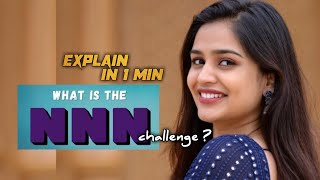 What is meaning of nnn challange in hindi  NNN Challange kya hai [upl. by Uhsoj]