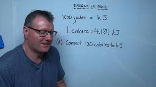 Joule to calorie conversions [upl. by Rex]