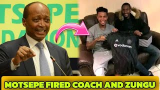 MOTSEPE FIRED RHULANI MOKWENA AND ZUNGU  SUNDOWNS NEWS [upl. by Iniretake]