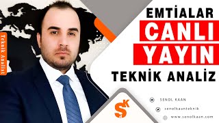 CANLI YAYINSENOL KAAN EMTİALAR amp TEKNİK ANALİZ DEĞERLENDİRMESİ [upl. by Aciamaj]