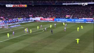 Atletico Madrid  Barcelona Highlights HD CdR 28012015 [upl. by Cottrell]