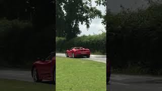 Ferrari F430 spider F1 accelerates leaving a car show ferrari acceleration simplyitalian [upl. by Church]