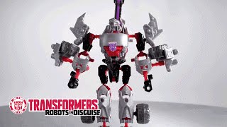 Transformers ConstructBots  Megatron  Instructional Video  Transformers Official [upl. by Bartram990]