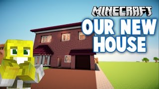 Building Our New REAL House on Minecraft [upl. by Finegan]