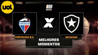 NBB CAIXA MELHORES MOMENTOS FORTALEZA 84 X 75 BOTAFOGO [upl. by Adonis]