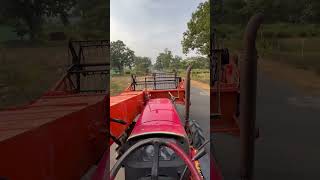 Tractor mini harvester  shorts shortsfeed youtubeshorts automobile harvester [upl. by Acyssej]