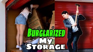 BURGLARIZED MY 2300 Storage former tenant broke into my abandoned storage wars unit [upl. by Lynnet]