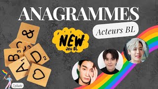 NEW Jeu BL 🌈  Anagrammes Acteurs BL  Zykate [upl. by Otti]