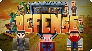 Minecraft  ¡El Romance Secreto xD Villager Defense [upl. by Minerva798]