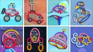 Kirbys Epic Yarn  All Super Transformations [upl. by Agostino]