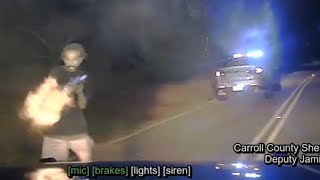 Dashcam video of deadly shooting in Carroll County Georgia [upl. by Lander]