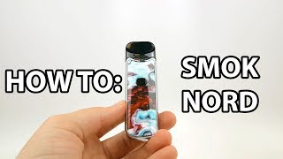 How To Fill And Prime Smok Nord  Vaporleaf [upl. by Ullyot]