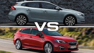 2017 Volvo V40 vs 2018 Subaru Impreza [upl. by Jule]