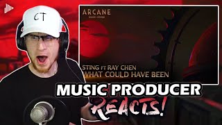 Music Producer Reacts to Sting  What Could Have Been  Arcane League of Legends  Riot Games [upl. by Kcam]