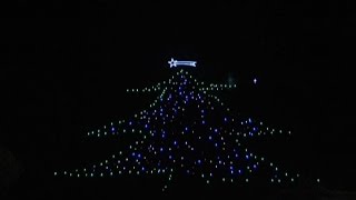 A Gubbio lalbero di Natale più grande del mondo 130mila mq2 [upl. by Ahsienak236]