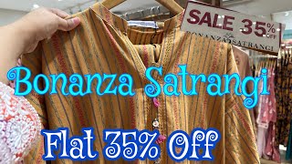 Bonanza Satrangi Flat 35 Off On Pret Collection 2024  Bonanza Satrangi summer Sale [upl. by Norej41]